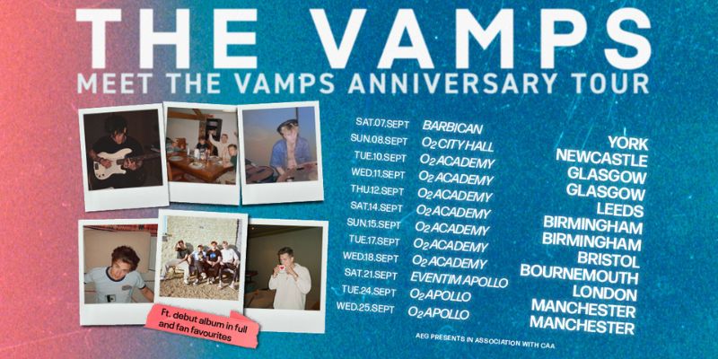 Meet The Vamps Anniversary Tour